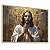 Quadro Decorativo Jesus Orando Rezando Vitral Tunica Branca Religião - Imagem 5