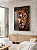 Quadro Decorativo Leão de Judá e Jesus com Coroa de Espinhos - Imagem 1