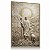 Quadro Decorativo Religioso Jesus Pastor Ovelha Vale ao Pôr do Sol Efeito Entalhe - Imagem 2
