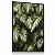 Quadro Decorativo Folhagem Verde Profundo Botânica Tropical Palmeiras - Imagem 2