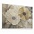 Quadro Decorativo Relevo Floral Bege e Miolo Azul Minimalista Floral Natureza - Imagem 4