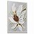 Quadro Decorativo Flor Texturas Elegância Botânica Desenho Espatulado Pintura - Imagem 2