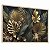 Quadro Decorativo Botânico Folhas Tropicais Douradas e Verde Escuro - Imagem 6