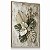 Quadro Decorativo Folhagem Efeito Relevo Botânico Dourado Costela-de-Adão Textura Rústica - Imagem 3