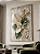 Quadro Decorativo Folhagem Efeito Relevo Botânico Dourado Costela-de-Adão Textura Rústica - Imagem 1