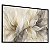 Quadro Decorativo Abstrato Moderno Folhas Translúcidas Nude e Dourado - Imagem 6