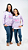 Ref. 10226 Pijama feminino longo em malha - Imagem 3