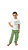 Ref. 3014 Pijama infantil masculino calça com manga curta em malha - Sempre juntos - Imagem 1
