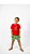 Ref. 4015 Pijama infantil masculino curto em malha - sempre juntos (vermelho) - Imagem 1