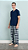 Ref. 5051 Pijama masculino manga curta com calça - Imagem 3