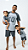 Ref. 7001 Pijama masculino curto - Pai nota 10 - Imagem 3