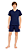 Ref. 10917 Pijama Juvenil Curto Liso Azul Marinho em Algodão - Imagem 2