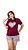 Ref. 4000 Pijama feminino curto - vinho - Imagem 2