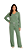 Ref. 8009 Pijama feminino longo - verde oliva - Imagem 2