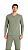 Ref. 9004 Pijama Masculino Longo Liso Verde Oliva em algodão - Imagem 1