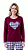 Ref. 5018 Pijama feminino longo - vinho - Imagem 1