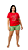 Ref. 4012 Pijama feminino curto em malha - Sempre juntos (vermelho) - Imagem 1