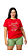 Ref. 4012 Pijama feminino curto em malha - Sempre juntos (vermelho) - Imagem 2