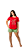 Ref. 4014 Pijama infantil feminino curto em malha - Sempre juntos (vermelho) - Imagem 1