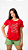 Ref. 4014 Pijama infantil feminino curto em malha - Sempre juntos (vermelho) - Imagem 2