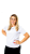 Ref. S101 Camiseta Básica Branca feminina - Imagem 1