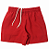 SHORT ELÁSTICO LISO INFANTIL/JUVENIL VERMELHO - BOARDSHORT - Imagem 1
