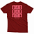 CAMISETA INFANTO JUVENIL VERMELHA GUITARRAS - Imagem 1