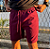 SHORT ADULTO ELASTANO VINHO - BOARDSHORT - Imagem 1
