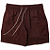SHORT ADULTO LINHO MARROM - Imagem 1
