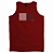 REGATA ADULTO VERMELHA RETÂNGULO - TANK TOP - Imagem 1