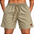 SHORT D´ÁGUA FLEX - RAJADO BEGE - Imagem 1