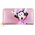 Carteira Retangular Rosa Minnie Mouse 10x20cm: Disney - Imagem 1