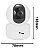 Câmera De Segurança Robô Inteligente Wi-fi 2mp Tw-9500-rb Branco - Imagem 2