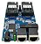 Switch Placa Metro Gigabit Conversor Fibra 2 Rj45 - A / B - Imagem 3