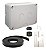 Caixa Proteção Média Externa + Cinta E Suporte P/ Poste Cftv Branco - Imagem 1