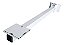 Suporte Aluminio Sensor De Barreira Câmera Cftv 1 Metro Forte - Imagem 2