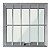 Janela maxim-ar alumínio brilhante com grade vidro mini boreal - linha max lux esquadrias - Imagem 1