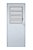 Porta lambril com basculante alumínio branco vidro mini boreal - linha 30 topsul esquadrisul - Imagem 1