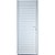 Porta alumínio branco palheta sem ventilação - linha 25 - Imagem 1