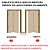 Porta camarão alumínio branco vidro mini boreal com trinco - linha 25 premium lux esquadrias - Imagem 2