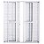 Porta balcão alumínio branco 6 folhas vidro liso incolor com fechadura - linha 25 - Imagem 1