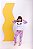 Pijama Panda Princess Menina Manga Longa - Imagem 1