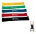 Mini Band Faixa Elastica Kit C/ 5 Resistencia Ortho Pauher - Imagem 1