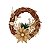 Enfeite De Natal Guirlanda Decoração Golden 15cm - Imagem 4