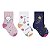 Kit 3 Pares de Meias Infantis Sortidos Selene - Imagem 2