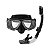 Kit de Mergulho Máscara e Snorkel Adulto Vollo - Imagem 1