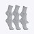 Kit 6 Pares Meia Lupo Kids Cano médio Esporte/Escola - Imagem 1