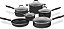 Jogo De Panelas Cuisinart Advantage Antiaderente 11 Peças Preto - 55-11BK - Imagem 1
