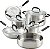 Jogo De Panelas Kitchenaid Indução Inox Escovado 10 Peças - 71017 - Imagem 1