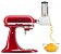Kit 3 Peças Ralador e Fatiador Para Batedeira Kitchenaid - KSMVSA - Imagem 5